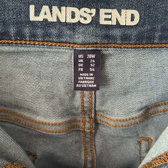 Lands' End Women’s Size 20W Blue Jeans - Picture 5 of 5